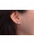 Pırlanta ve Oval Mavi Topaz Taşlı Küpe 0417E0052 3