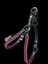 Köpek göğüs tasması orta ırk hakiki deri paracord örgülü göğüs ölçüsü:60-80cm ayarlamalı dog harness GT2-10 3