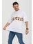 R-5730 Bisiklet Yaka Ön Nakış Detaylı Oversize T-Shirt 1
