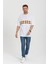 R-5730 Bisiklet Yaka Ön Nakış Detaylı Oversize T-Shirt 2