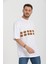 R-5730 Bisiklet Yaka Ön Nakış Detaylı Oversize T-Shirt 4