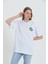 R-5715 Bisiklet Yaka More Self Baskı Detaylı T-Shirt 2