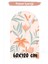 Bohem Oval Çiçekler3 Cam Duvar Sticker Salon Çocuk Odası Duvar Sticker 2