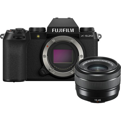 Fujifilm X-S20 Fotoğraf Makinesi + Kit 25.1 MP CMOS Sensör ile Yüksek Çözünürlük