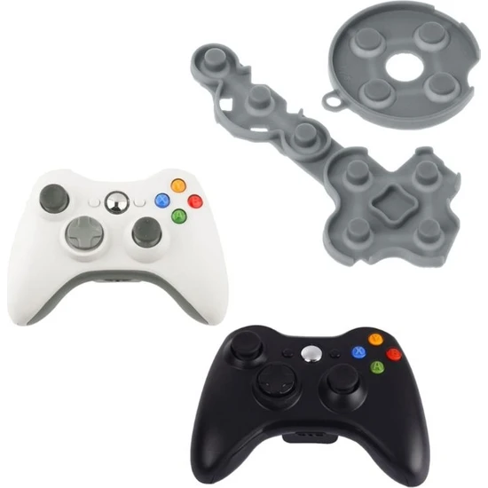 Pop Konsol Xbox 360 Kol Tamiri Iç Lastik Silikon Xbox 360 Uyumlu Yedek Parça Rubber Set