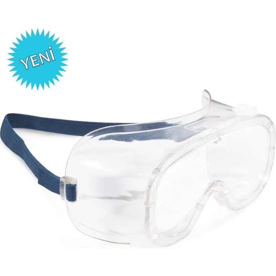 Swissone Custom Goggles Laboratuvar Güvenlik Gözlüğü - (Şeffaf Lens)
