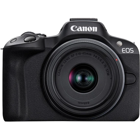 Canon Eos R50 + Rf-S 18-45MM F4.5-6.3 Is Stm Vlogger Kit Fotoğraf Makinesi (Canon Eurasia Garantili)