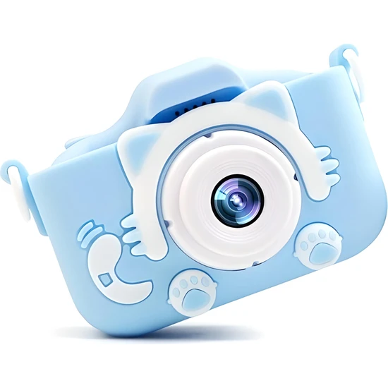 Filli Kutum Mini Eğitici Çocuk Fotoğraf Makinesi Kılıflı Kamera Çocuklar Için Dijital Fotoğraf ve Oyun Makinesi