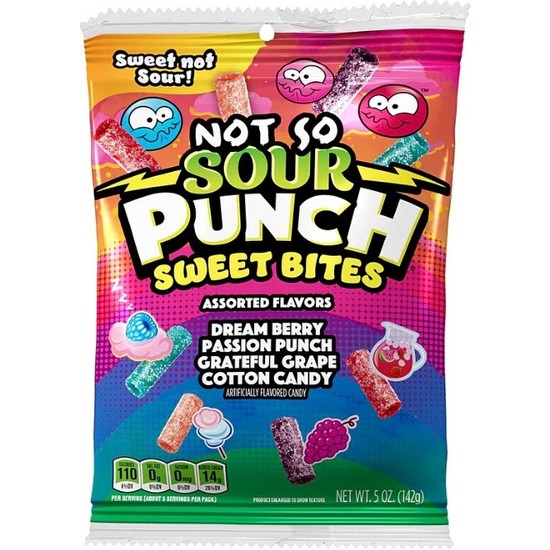 Sour Patch Sour Punch Sweet Bites Assorted Flavours Candy Fiyatı