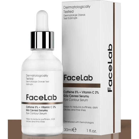 Facelab Caffeine 5% + Vitamin C 2% Eye Contour Serum 30 ml