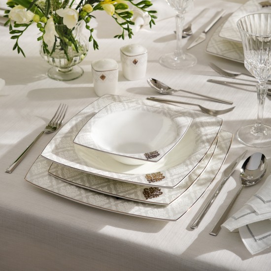 Karaca Fine Pearl Ralya 62 Parça 12 Kişilik Yemek Takımı Fiyatı