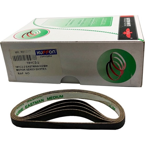 100-Pack Eastman-Compatible Sharpening Bands – Medium Grit #181C2-2