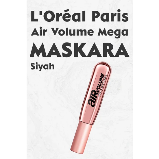 L'Oréal Paris Loreal Paris Air Volume Mega Maskara Siyah