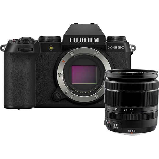 Fujifilm X-S20 Siyah + XF18-55MM Kit