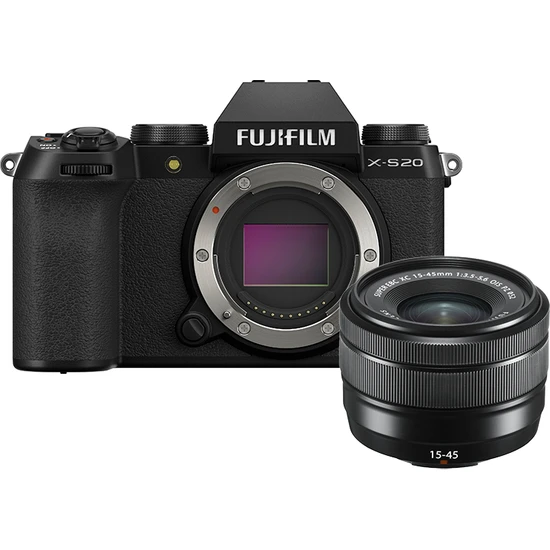 Fujifilm X-S20 Siyah + XC15-45MM Kit
