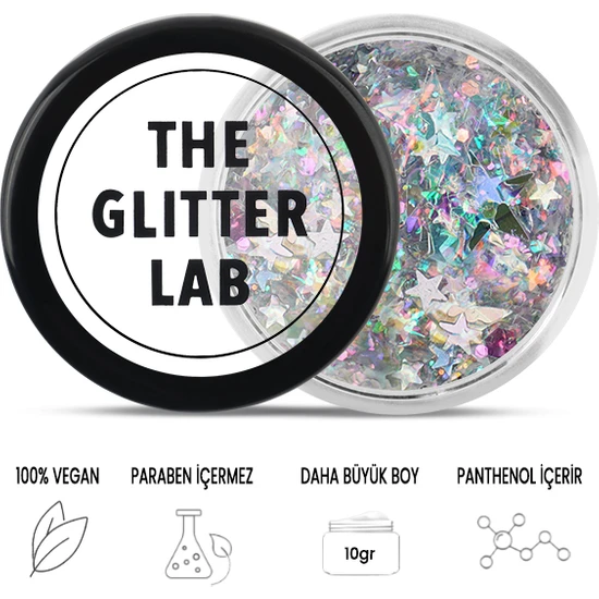 The Glitter Lab Jel Formlu Parlak Glitter - Starry Vertigo 10 gr E