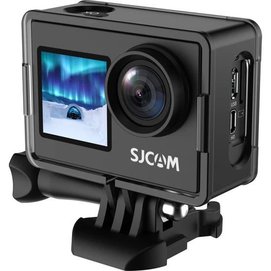 Sjcam SJ4000 Dual Screen 4K Aksiyon Kamerası Siyah