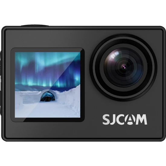 Sjcam Sj4000 Dual Screen WiFi 4K UHD 16MP 170° 2”/1.3” Çift Ekranlı Aksiyon Kamerası Siyah