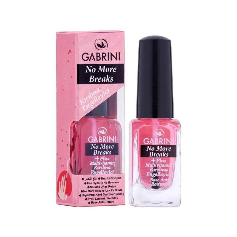 Gabrini No More Breaks Kırılma Engelleyici Oje 11 ml Hassas Tırnaklar için Özel Formül