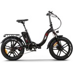 Rks Rsı x Pro Elektrikli Katlanır Bisiklet Siyah