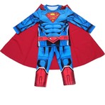 Moni Erkek Çocuk Pelerinli  Dijital Baskılı Süpermen/ Superman Kostümü