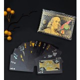 Giftmoda Dolar Tasarımlı Siyah Iskambil Oyun Kartı