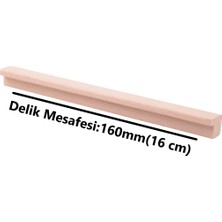 Ziodi Terra 160MM(16 Cm) Ahşap Kulp Lüks Country Mutfak Mobilya Dolap Çekmece Kulbu 160MMÇ