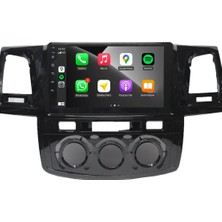 Snooper Toyota Hilux Android Crplay Multimedya 2005-2008 Manuel Klima 2gb Ram + 32GB Hafıza + 4 Çekirdek