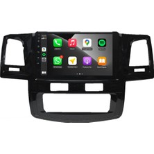 Snooper Toyota Hilux Android Crplay Multimedya 2008-2015 Dijital Klima 2gb Ram + 32GB Hafıza + 4 Çekirdek