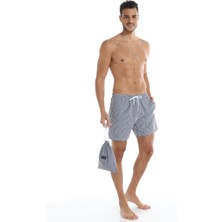 Whitefin Lacivert Erkek Slim Fit Şort Mayo 1003