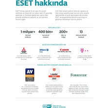 ESET PROTECT Entry 16 Cihaz, 1 Yıl - Dijital Kod (ESET Türkiye Garantili)