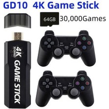 Kablosuz Denetleyici GD10 Game Stick 30000 Oyunlar 64GB 2.4g (Yurt Dışından)