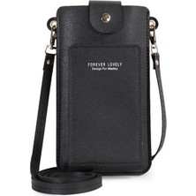 Cep Telefonu Çantası Kadın Katlanır Küçük Crossbody Çanta Kore Versiyonu Küçük Çok Fonksiyonlu Büyük Kapasiteli Bozuk Para Cüzdanı Kart Çantası Kadın (Yurt Dışından)