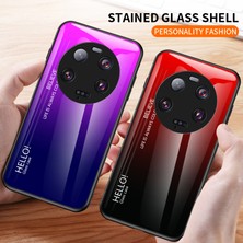 LR Joyful Xiaomi 13 Ultra Gradyan Temsilli Cam Telefon Kılıfı Pc+Tpu Çizgiye Karşı Kapak (Yurt Dışından)