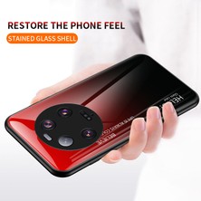 LR Joyful Xiaomi 13 Ultra Gradyan Temsilli Cam Telefon Kılıfı Pc+Tpu Çizgiye Karşı Kapak (Yurt Dışından)