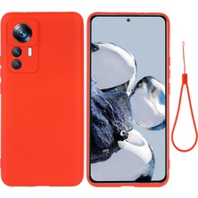 LR Joyful Xiaomi 12T 5g / Redmi K50 Ultra 5g Sıvı Silikon Telefon Kılıfı Damla Geçirmez Akıllı Telefon Koruyucu Kapak Kayış (Yurt Dışından)