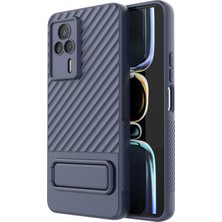 LR Joyful Xiaomi Redmi K60E 5g Telefon Kickstand Case Kamera Lens Koruyucu ile Sağlam Tpu Kapağı (Yurt Dışından)