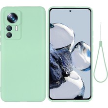 LR Joyful Xiaomi 12T 5g / Redmi K50 Ultra 5g Sıvı Silikon Telefon Kılıfı Damla Geçirmez Akıllı Telefon Koruyucu Kapak Kayış (Yurt Dışından)