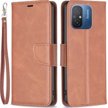 LR Joyful Xiaomi Redmi 12C 4g Cüzdan Telefon Kılıfı Anti-Çizgi Standı Kapak Strap ile Flip Deri Kapağı (Yurt Dışından)