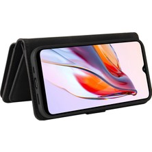 LR Joyful Xiaomi Redmi 12C 4g / 11A 4g Telefon Kılıfı Birden Çok Kart Yuvası Deri Kapak Cüzdan Stand Zipper Cep (Yurt Dışından)