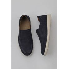 Bueno Shoes Lacivert Dante Deri Erkek Loafer 07M1734C200