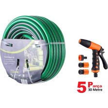Kafenn Garden KN30 Kırılmaz Örgülü Bahçe Su Hortumu 30 mt 5 Parça