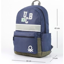 Benetton Yeni Sezon Noble 23 Laci 3'lü Set Ilkokul Çanta Çift Göz Kalemlik 700ML Tritan Suluk