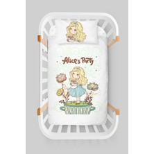 Anne Yanı Beşik Nevresim Takımı (60X100) - Pure Baby Serisi - Alice's Party