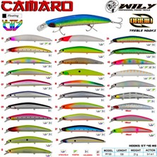 Wily Camaro 13 cm 21 gr Maket Balık (0-1m) Floating 15