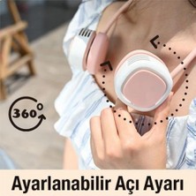 Coofbe 1600MAH Kulaklık Tasarımlı Askılıklı Taşınabilir 3 Kademeli Şarjlı Boyun Fanı Boyun Vantilatör Soğutucu