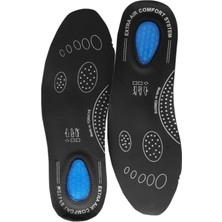 Black Vein Air Confort Fusped Jel Takviyeli Ortopedik Deri Tabanlık