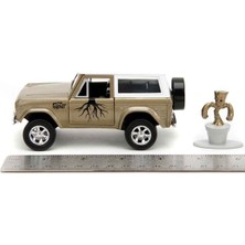 Jada Toys 1:32 1973 Ford Bronco Model Araba ve Groot Figür