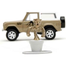 Jada Toys 1:32 1973 Ford Bronco Model Araba ve Groot Figür