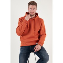 Buratti Slim Fit Kapüşonlu Kanguru Cepli Içi Tüylü Yumuşak Şardonlu Sweat Erkek Sweat 5905281